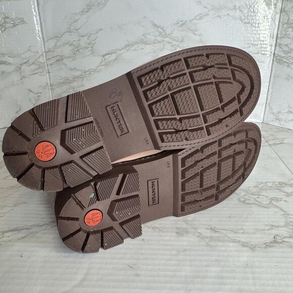 Hunter Boots Womens Size 10 Pink Commando Chelsea Waterproof Rain outdoors - Picture 9 of 10